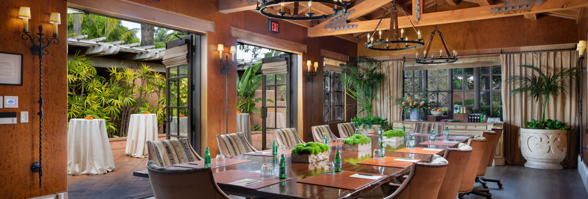 The boardroom meeting space