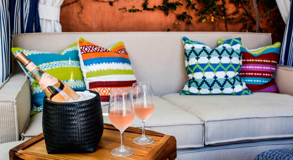 Spa Pool Cabana Interior