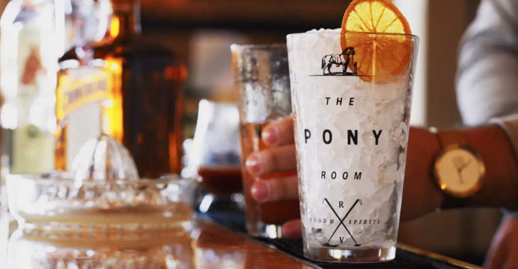The Pony Room Drinking Glasses - Set of 6 for Rancho Valencia Resort -  Sheridanboutique