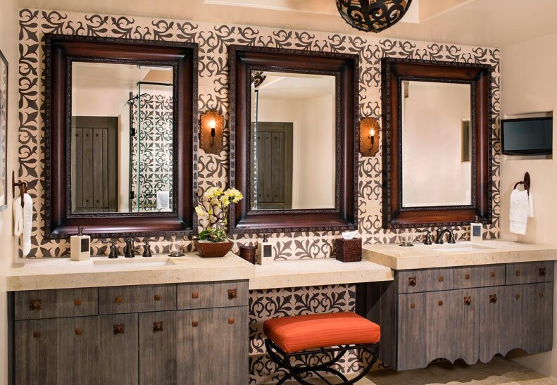 casita guest suite double sink vanity
