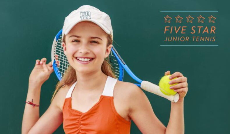 Young female tennis player
