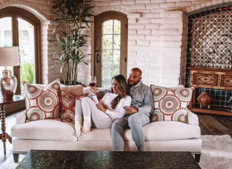 Couple on couch together