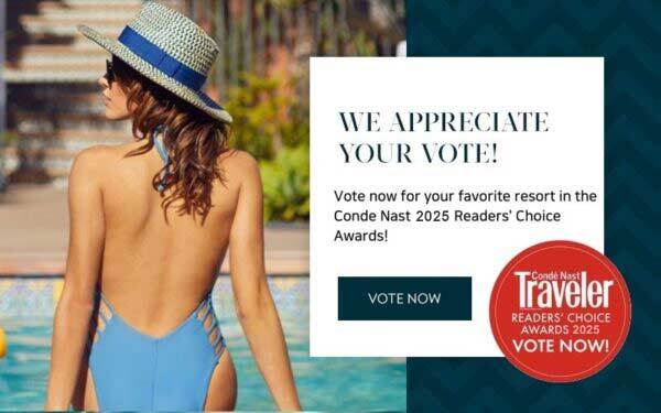 Conde Nast Readers Choice 2025 popup