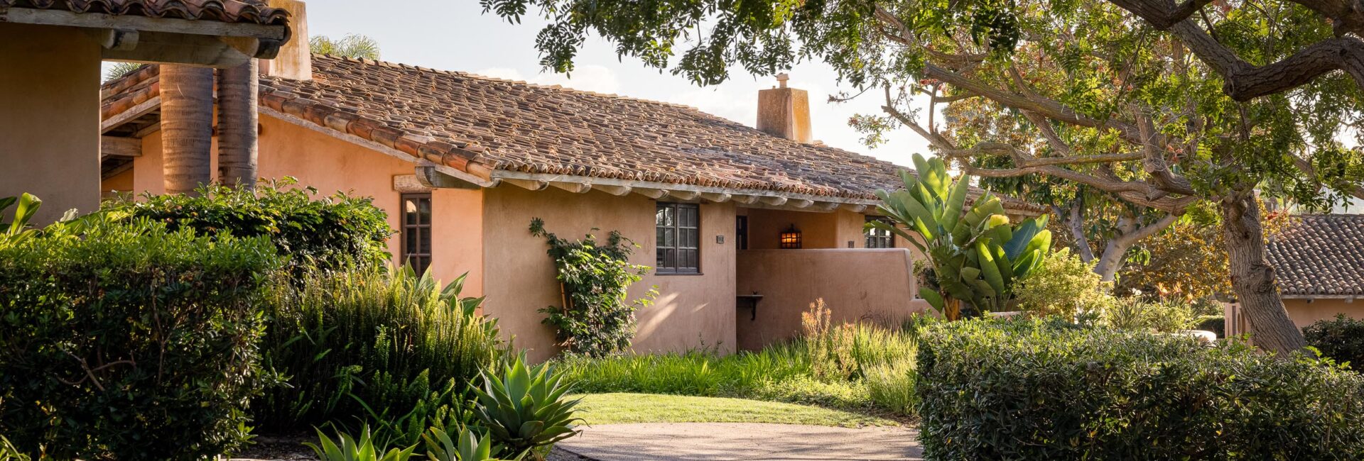 Casita exterior and walkway